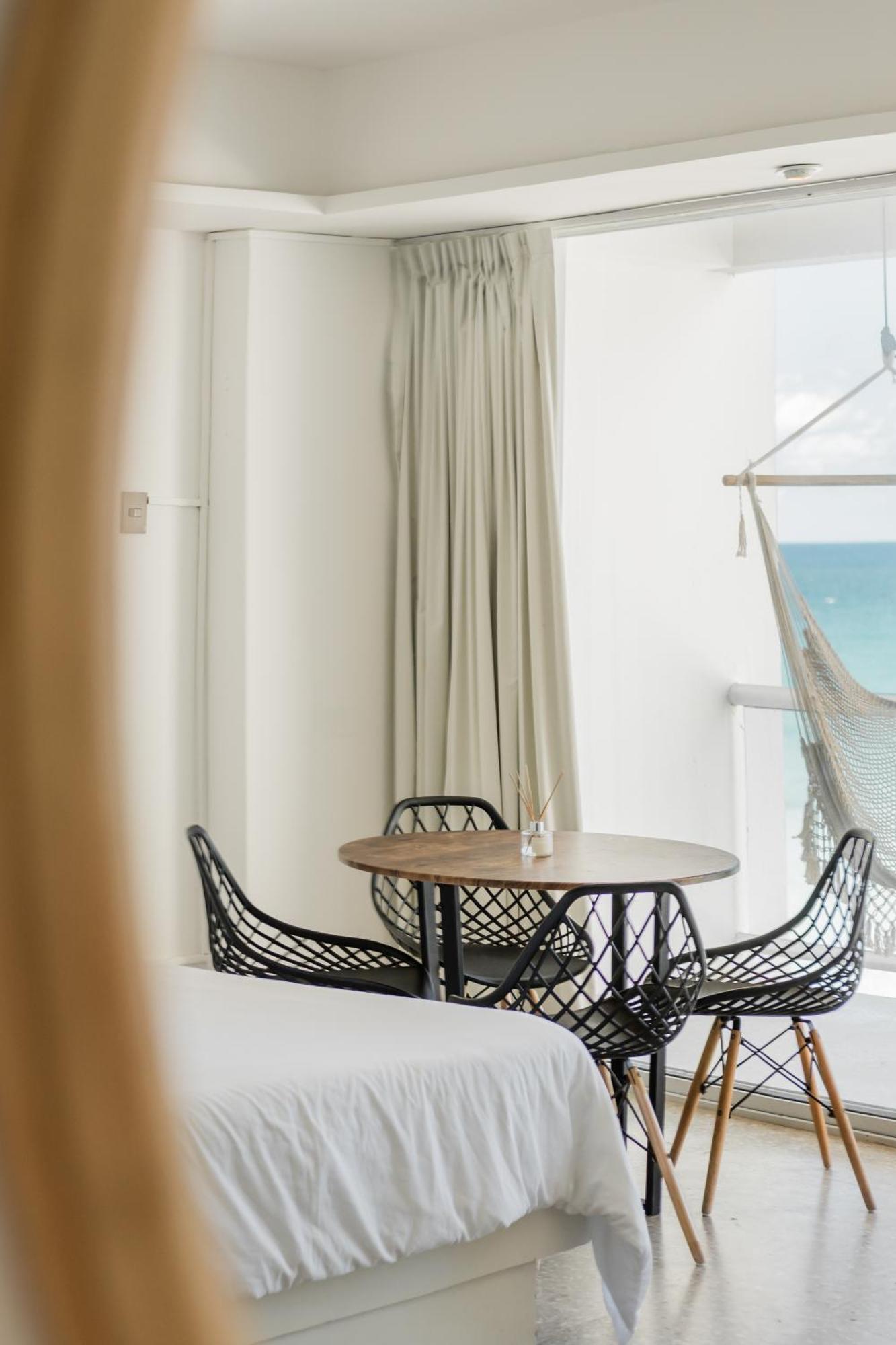 *Turquoise Escape- Beachfront Studio By Casa Paraiso* Cancun Ngoại thất bức ảnh