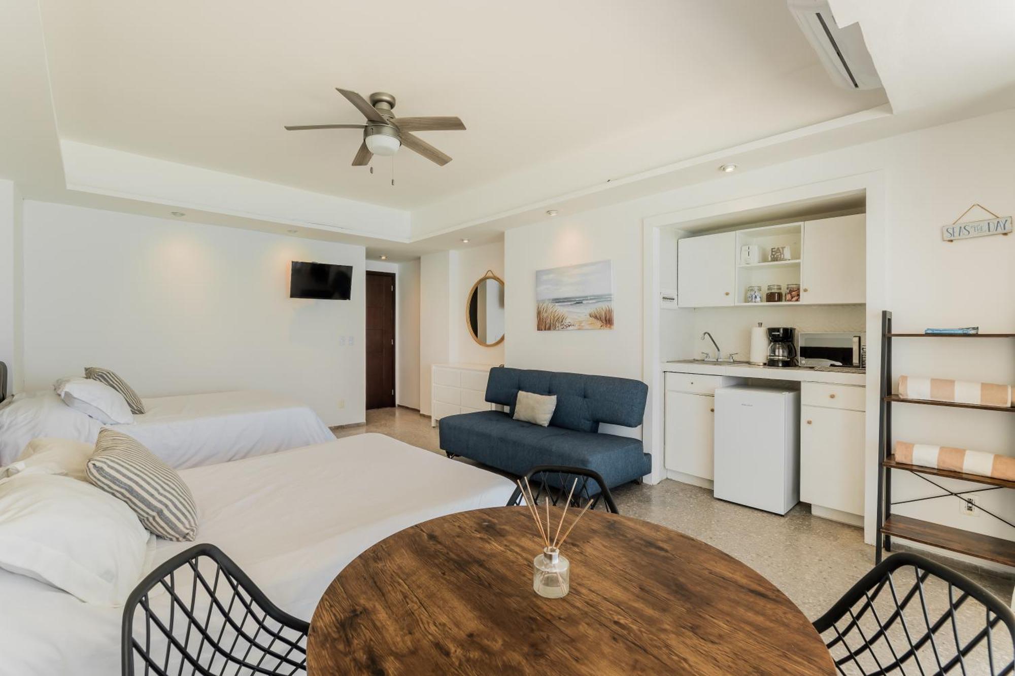 *Turquoise Escape- Beachfront Studio By Casa Paraiso* Cancun Ngoại thất bức ảnh