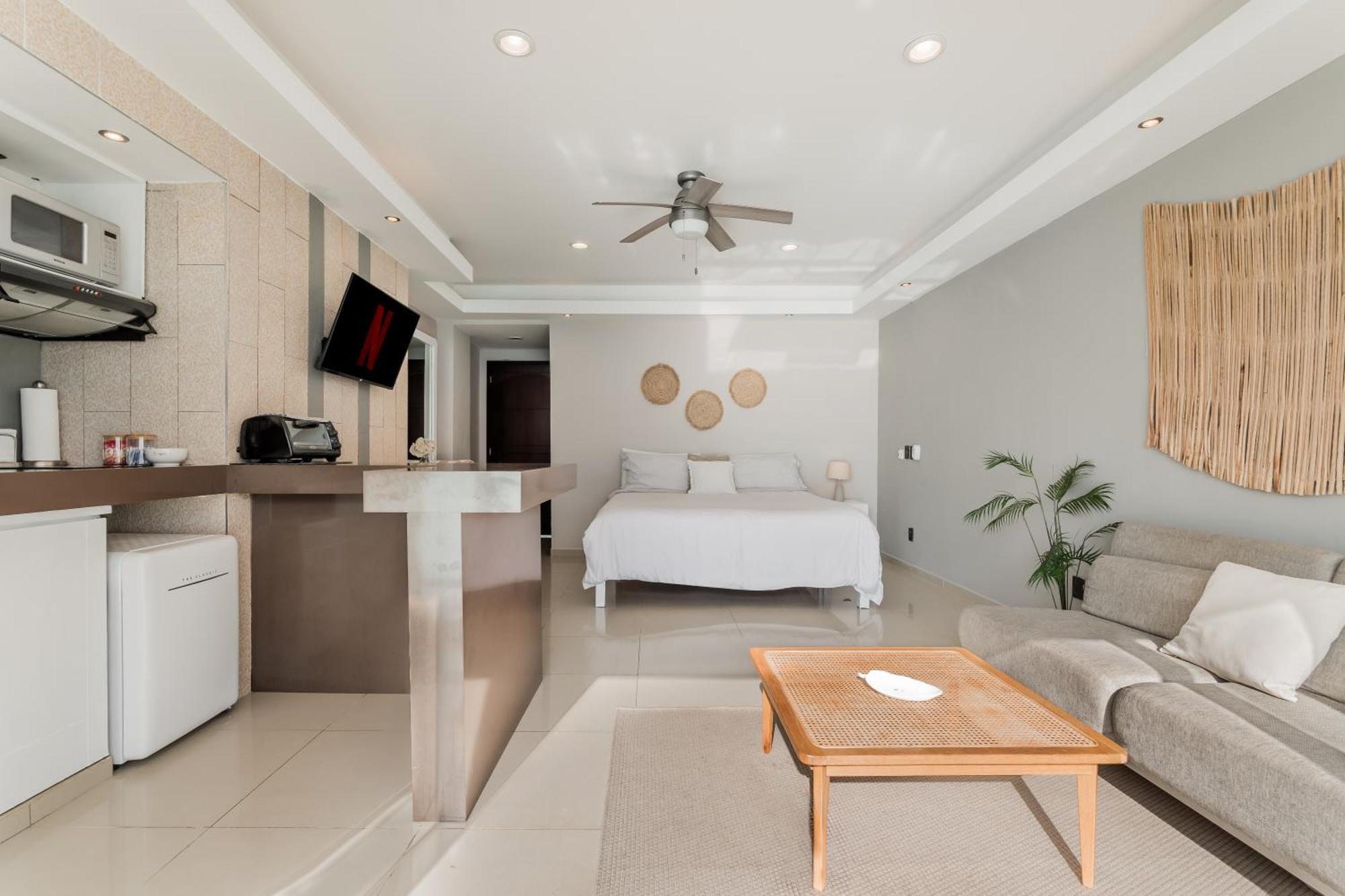 *Turquoise Escape- Beachfront Studio By Casa Paraiso* Cancun Ngoại thất bức ảnh